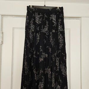 Vintage Neo Nostalgia Boho Maxi Skirt S-M